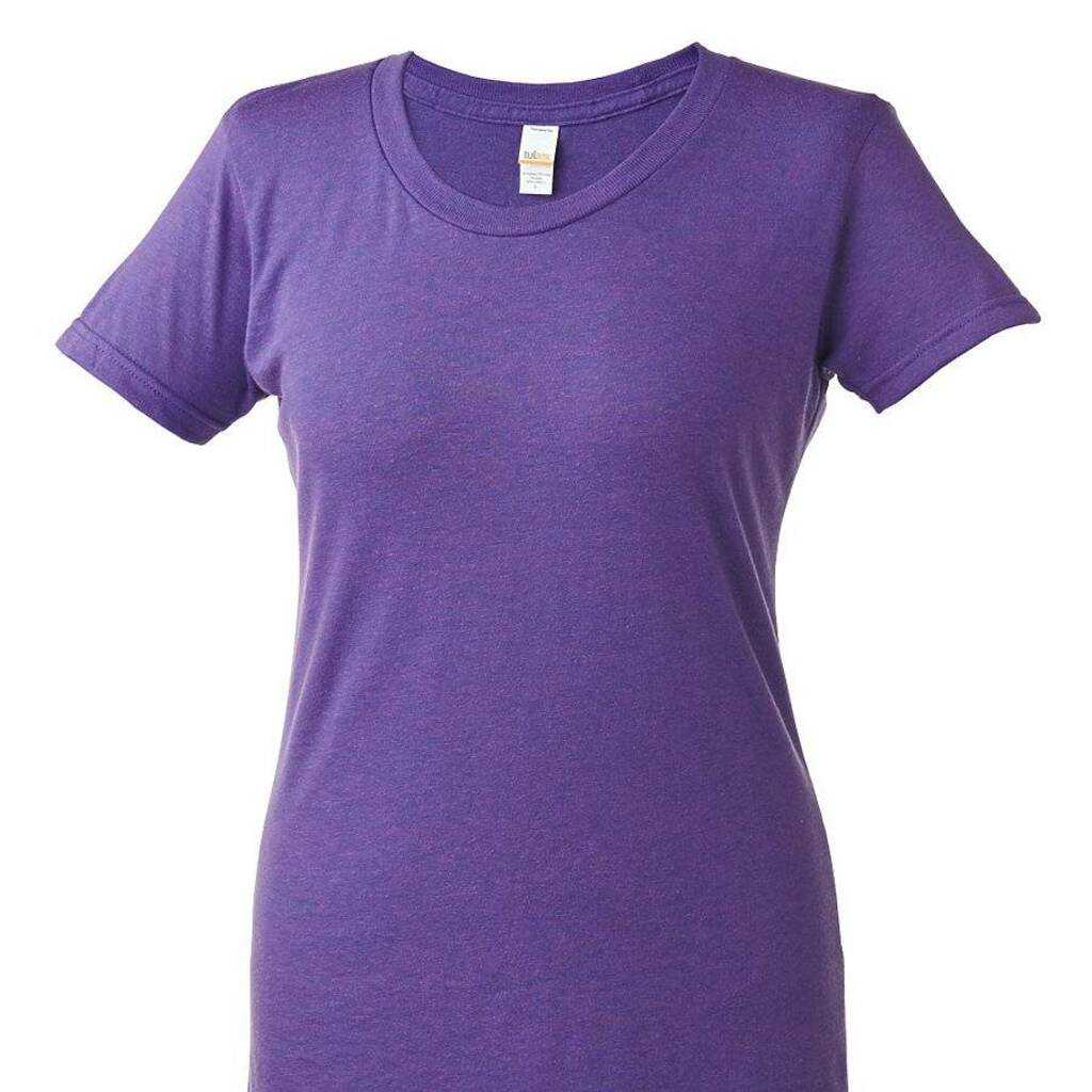 Tultex 253 Women's Slim Fit Tri-Blend T-Shirt - Lilac Tri Blend - HIT a Double