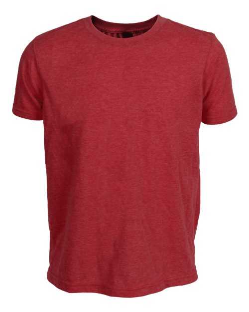 Tultex 265 Youth Poly-Rich T-Shirt - Heather Red - HIT a Double