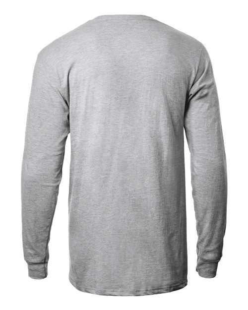 Tultex 291 Unisex Jersey Long Sleeve T-Shirt - Heather Grey - HIT a Double