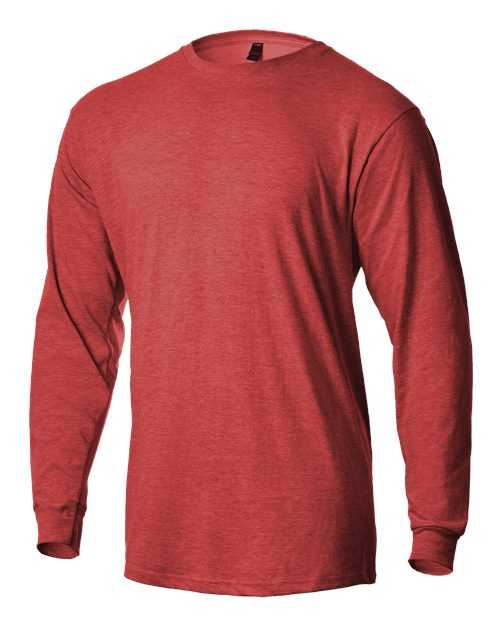Tultex 291 Unisex Jersey Long Sleeve T-Shirt - Heather Red - HIT a Double