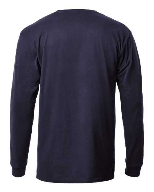 Tultex 291 Unisex Jersey Long Sleeve T-Shirt - Navy - HIT a Double