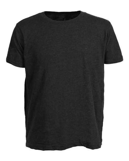 Tultex 295 Youth Heavyweight T-Shirt - Heather Charcoal - HIT a Double
