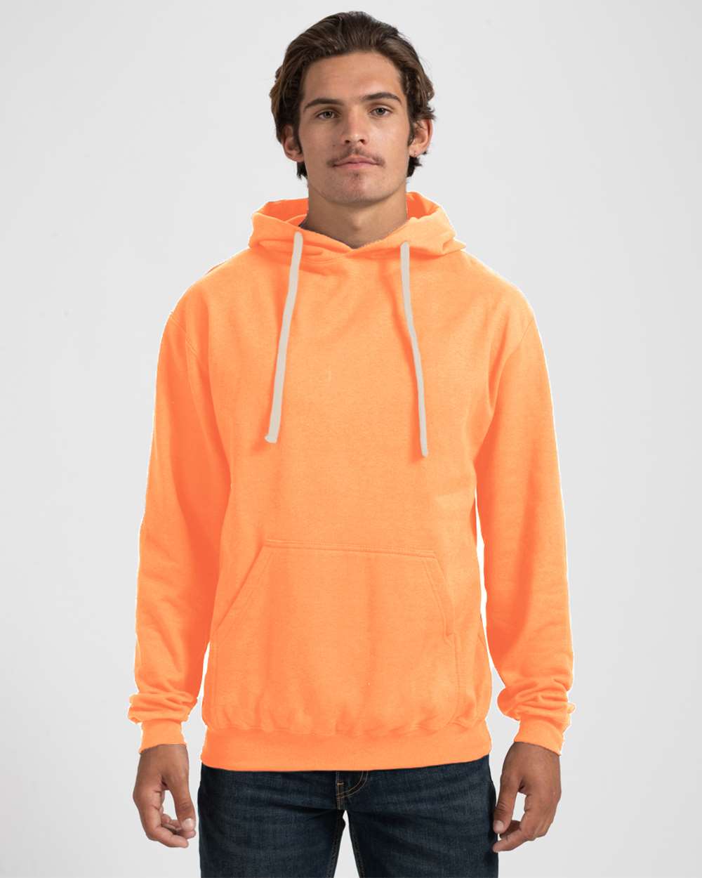 Tultex 320 Unisex Fleece Hooded Sweatshirt - Cantaloupe - HIT a Double