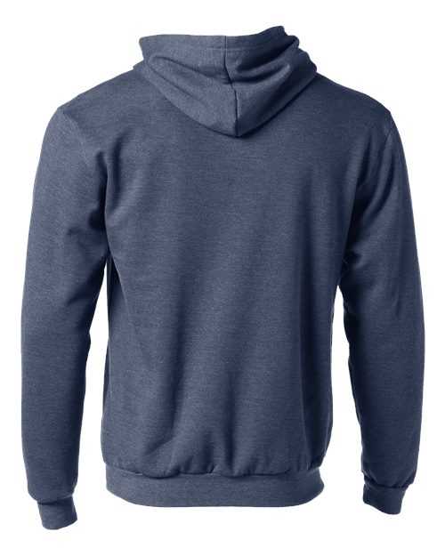Tultex 320 Unisex Fleece Hooded Sweatshirt - Heather Denim - HIT a Double