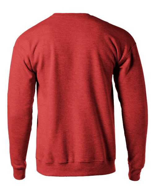 Tultex 340 Unisex Fleece Crewneck Sweatshirt - Heather Red - HIT a Double