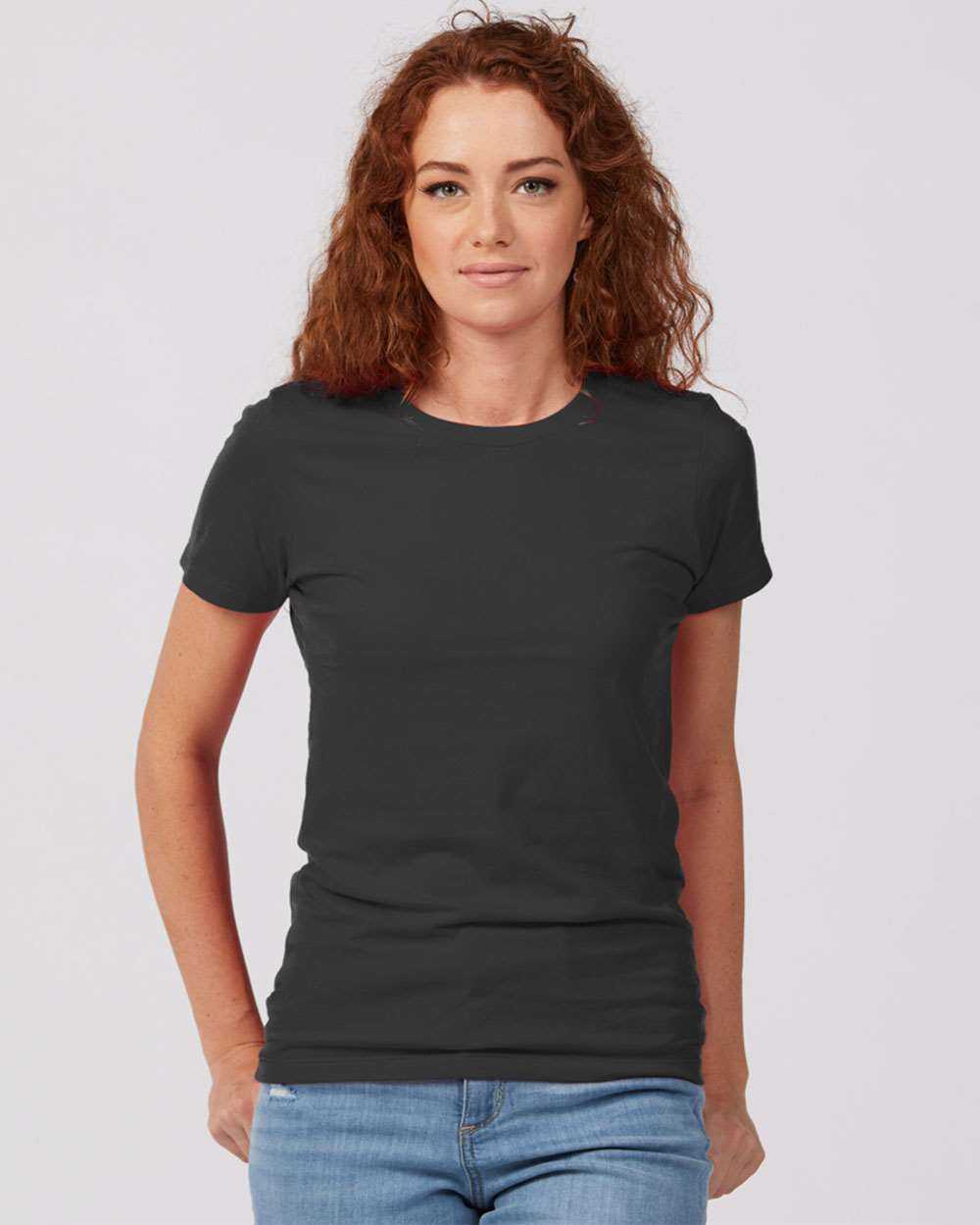 Tultex 516 Women's Premium Cotton T-Shirt - Charcoal - HIT a Double