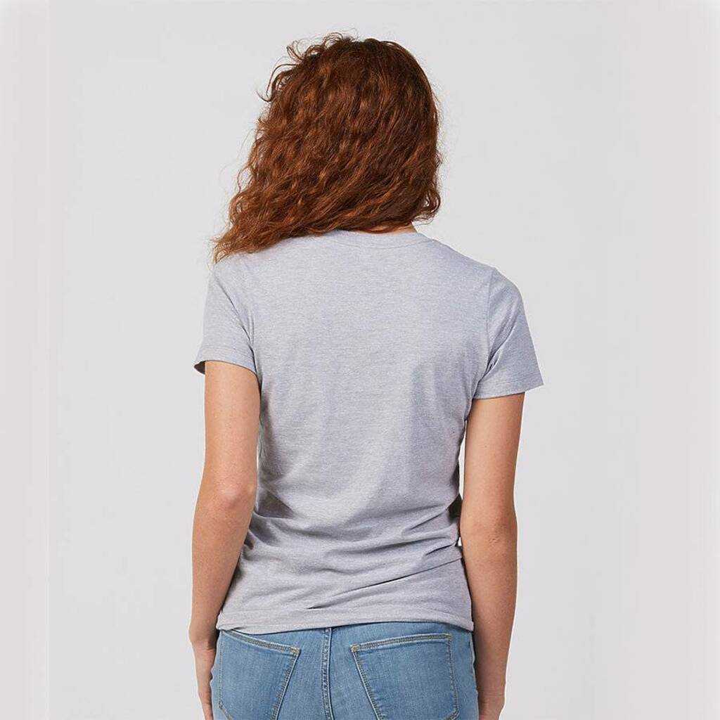 Tultex 516 Women&#39;s Premium Cotton T-Shirt - Heather Grey - HIT a Double