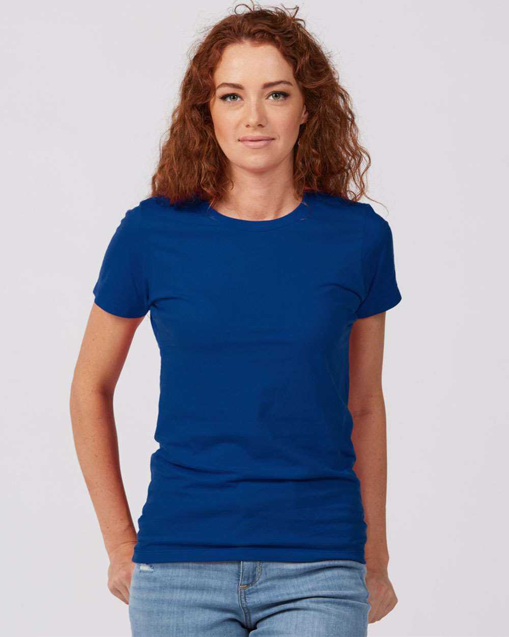 Tultex 516 Women&#39;s Premium Cotton T-Shirt - Royal - HIT a Double