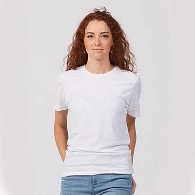 Tultex 516 Women&#39;s Premium Cotton T-Shirt - White - HIT a Double