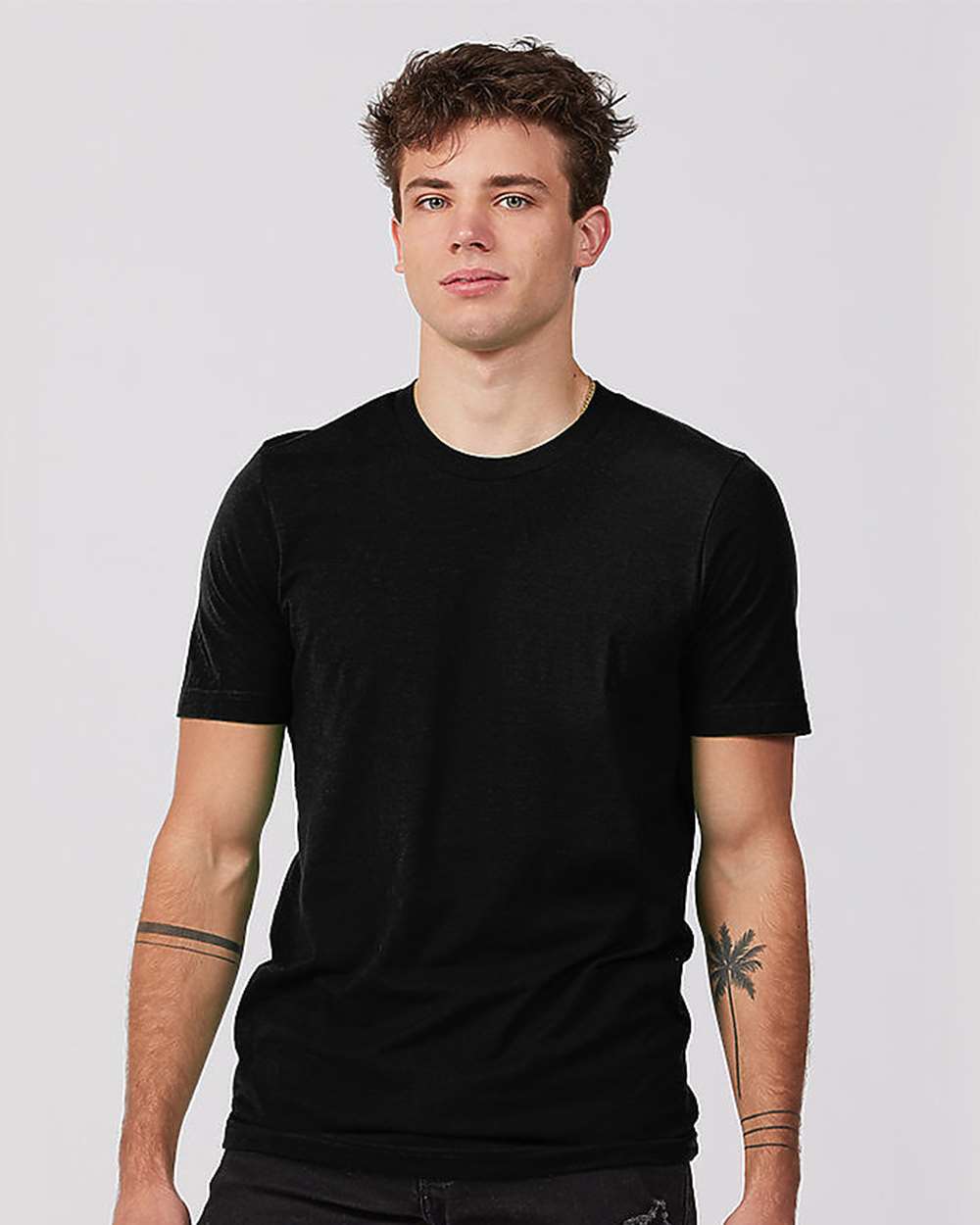 Tultex 541 Unisex Premium Cotton Blend T-Shirt - Black - HIT a Double