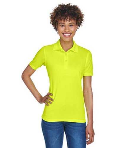 Ultraclub 8210L Ladies&#39; Cool &amp; Dry Mesh PiquPolo - Bright Yellow - HIT a Double