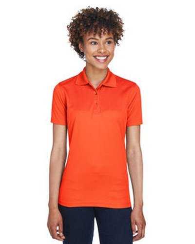 Ultraclub 8210L Ladies&#39; Cool &amp; Dry Mesh PiquPolo - Orange - HIT a Double