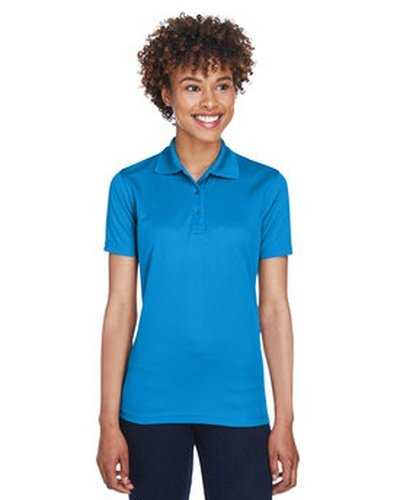 Ultraclub 8210L Ladies' Cool & Dry Mesh PiquPolo - Pacific Blue - HIT a Double
