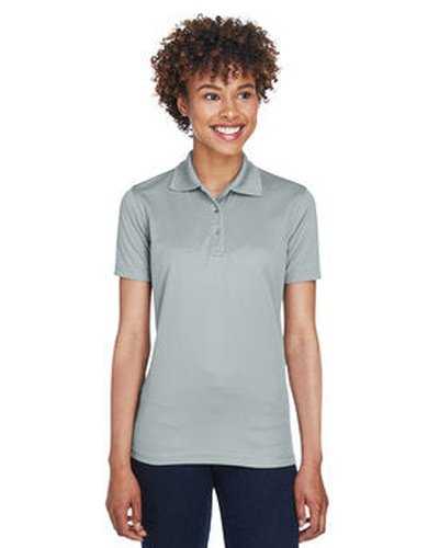 Ultraclub 8210L Ladies&#39; Cool &amp; Dry Mesh PiquPolo - Silver - HIT a Double