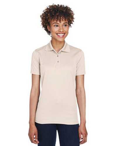 Ultraclub 8210L Ladies&#39; Cool &amp; Dry Mesh PiquPolo - Stone - HIT a Double