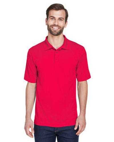 Ultraclub 8210T Men&#39;s Tall Cool &amp; Dry Mesh Pique Polo - Red - HIT a Double