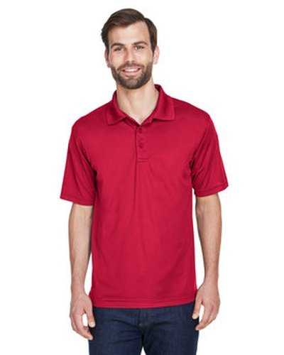 Ultraclub 8210 Men's Cool & Dry MeshPique Polo - Cardinal - HIT a Double