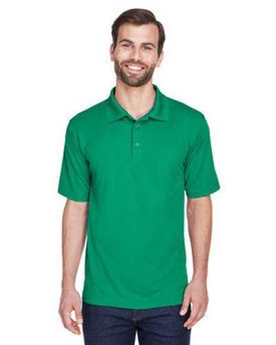 Ultraclub 8210 Men's Cool & Dry MeshPique Polo - Kelly - HIT a Double