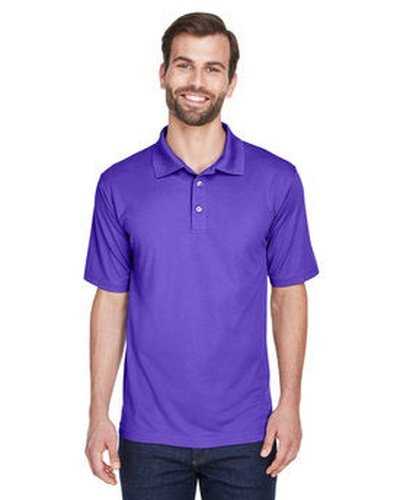 Ultraclub 8210 Men's Cool & Dry MeshPique Polo - Purple - HIT a Double