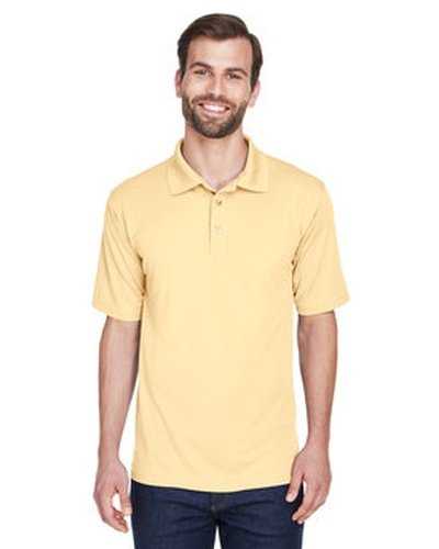 Ultraclub 8210 Men&#39;s Cool &amp; Dry MeshPique Polo - Yellow Haze - HIT a Double
