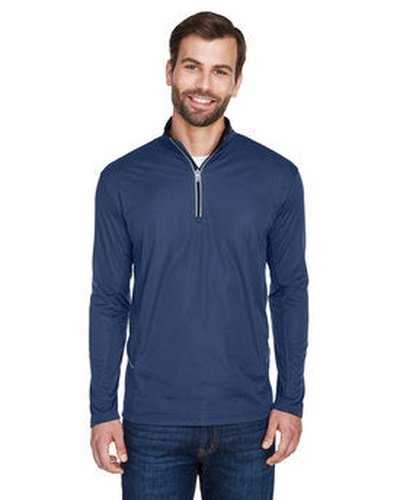 Ultraclub 8230 Men&#39;s Cool &amp; Dry Sport Quarter-Zip Pullover - Navy - HIT a Double