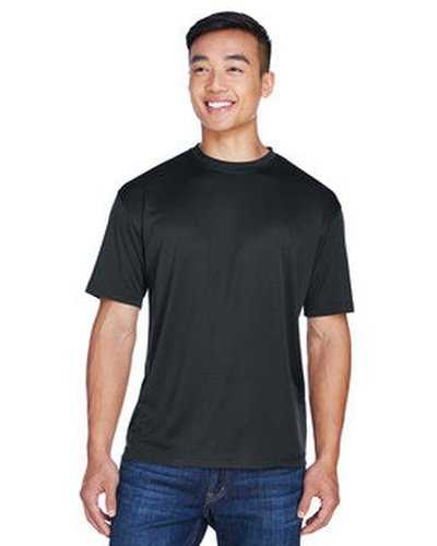 Ultraclub 8400 Men&#39;s Cool &amp; Dry Sport T-Shirt - Black - HIT a Double