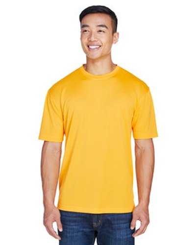 Ultraclub 8400 Men&#39;s Cool &amp; Dry Sport T-Shirt - Gold - HIT a Double