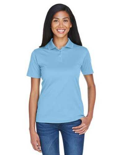 Ultraclub 8404 Ladies' Cool & Dry Sport Polo - Columbia Blue - HIT a Double