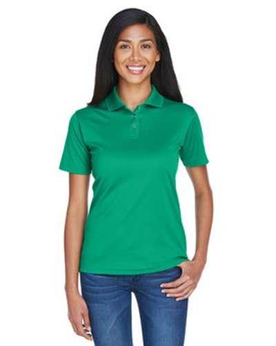 Ultraclub 8404 Ladies&#39; Cool &amp; Dry Sport Polo - Kelly - HIT a Double