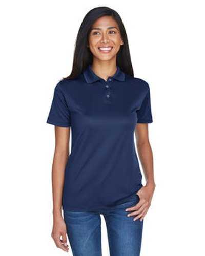 Ultraclub 8404 Ladies&#39; Cool &amp; Dry Sport Polo - Navy - HIT a Double