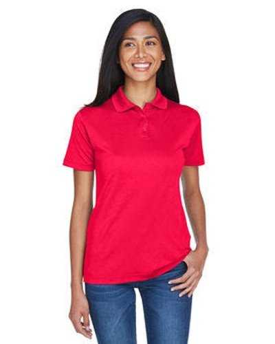 Ultraclub 8404 Ladies' Cool & Dry Sport Polo - Red - HIT a Double