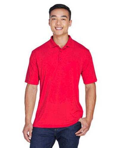 Ultraclub 8405T Men&#39;s Tall Cool &amp; Dry Sport Polo - Red - HIT a Double