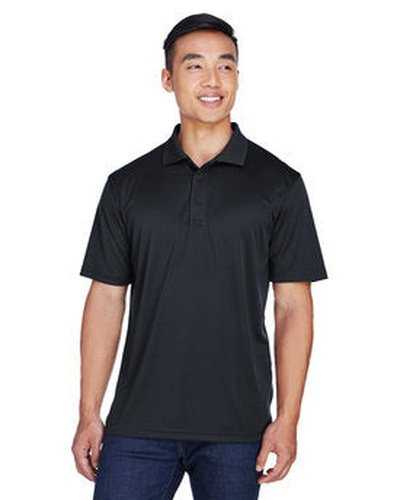 Ultraclub 8405 Men&#39;s Cool &amp; Dry Sport Polo - Black - HIT a Double