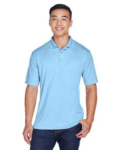 Ultraclub 8405 Men's Cool & Dry Sport Polo - Columbia Blue - HIT a Double