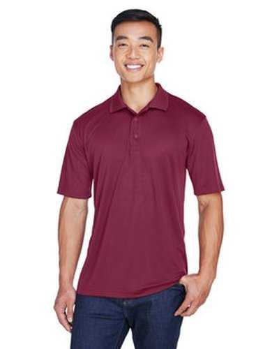 Ultraclub 8405 Men&#39;s Cool &amp; Dry Sport Polo - Maroon - HIT a Double