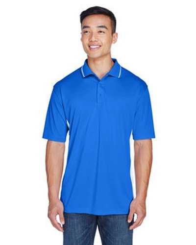 Ultraclub 8406 Men&#39;s Cool &amp; Dry Sport Two-Tone Polo - Royal White - HIT a Double
