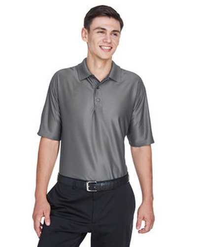 Ultraclub 8415 Men's Cool & Dry Elite Performance Polo - Charcoal - HIT a Double