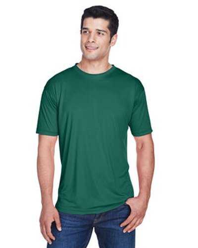 Ultraclub 8420 Men&#39;s Cool &amp; Dry Sport Performance InterlockT-Shirt - Forest Green - HIT a Double