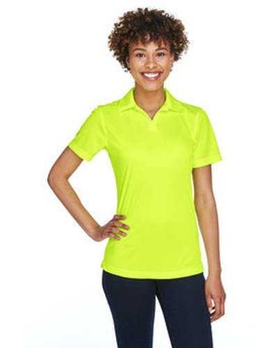 Ultraclub 8425L Ladies&#39; Cool &amp; Dry Sport Performance Interlock Polo - Bright Yellow - HIT a Double