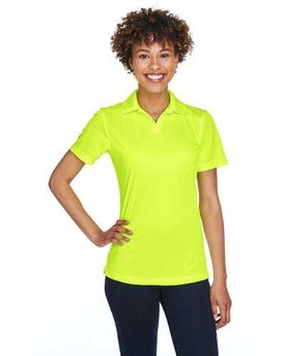 Ultraclub 8425L Ladies' Cool & Dry Sport Performance Interlock Polo - Bright Yellow - HIT a Double