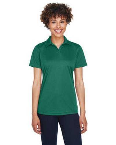 Ultraclub 8425L Ladies' Cool & Dry Sport Performance Interlock Polo - Forest Green - HIT a Double