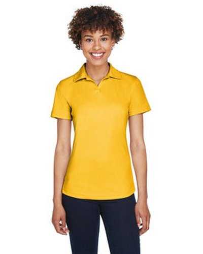 Ultraclub 8425L Ladies&#39; Cool &amp; Dry Sport Performance Interlock Polo - Gold - HIT a Double