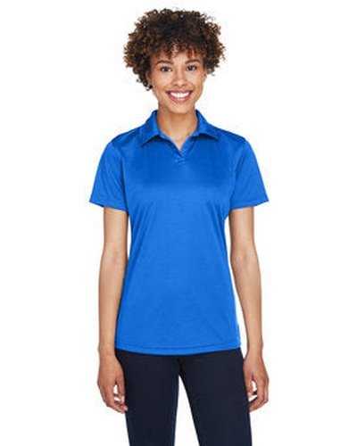 Ultraclub 8425L Ladies&#39; Cool &amp; Dry Sport Performance Interlock Polo - Royal - HIT a Double