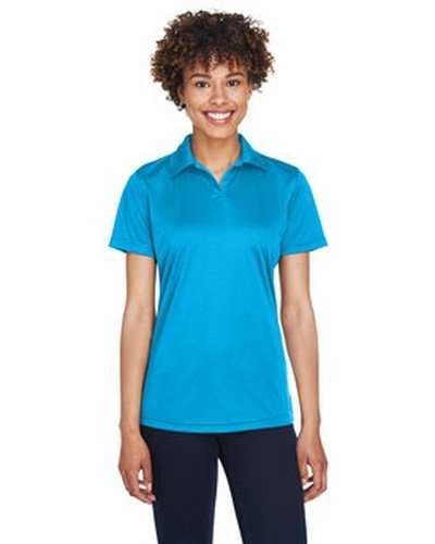 Ultraclub 8425L Ladies' Cool & Dry Sport Performance Interlock Polo - Sapphire - HIT a Double