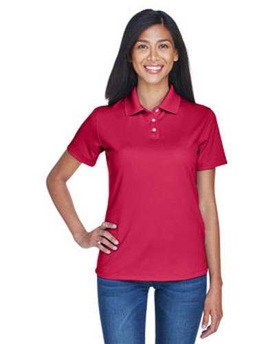Ultraclub 8445L Ladies&#39; Cool &amp; Dry Stain-Release Performance Polo - Cardinal - HIT a Double