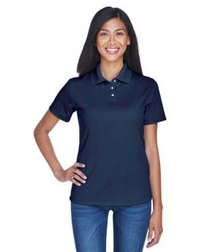 Ultraclub 8445L Ladies' Cool & Dry Stain-Release Performance Polo - Navy - HIT a Double