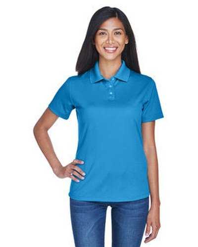 Ultraclub 8445L Ladies&#39; Cool &amp; Dry Stain-Release Performance Polo - Pacific Blue - HIT a Double
