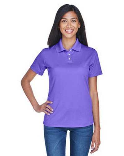 Ultraclub 8445L Ladies&#39; Cool &amp; Dry Stain-Release Performance Polo - Purple - HIT a Double