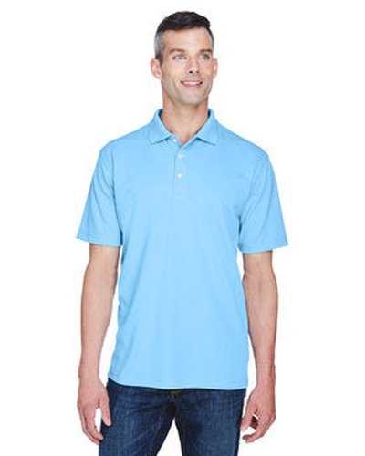 Ultraclub 8445 Men's Cool & Dry Stain-Release Performance Polo - Columbia Blue - HIT a Double
