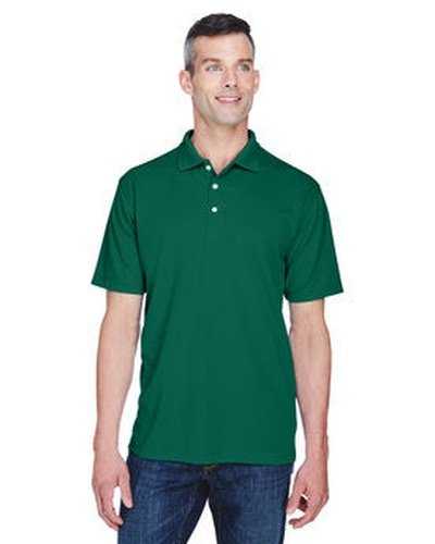 Ultraclub 8445 Men's Cool & Dry Stain-Release Performance Polo - Forest Green - HIT a Double